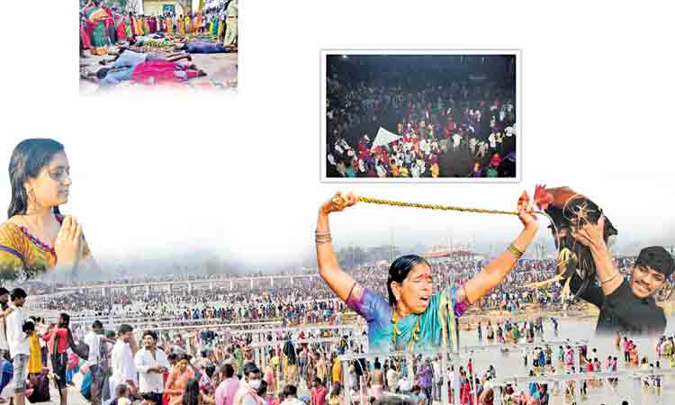 పులకించి ప్రణమిల్లి..నేడు గద్దెపైకి తల్లి సమ్మక్క