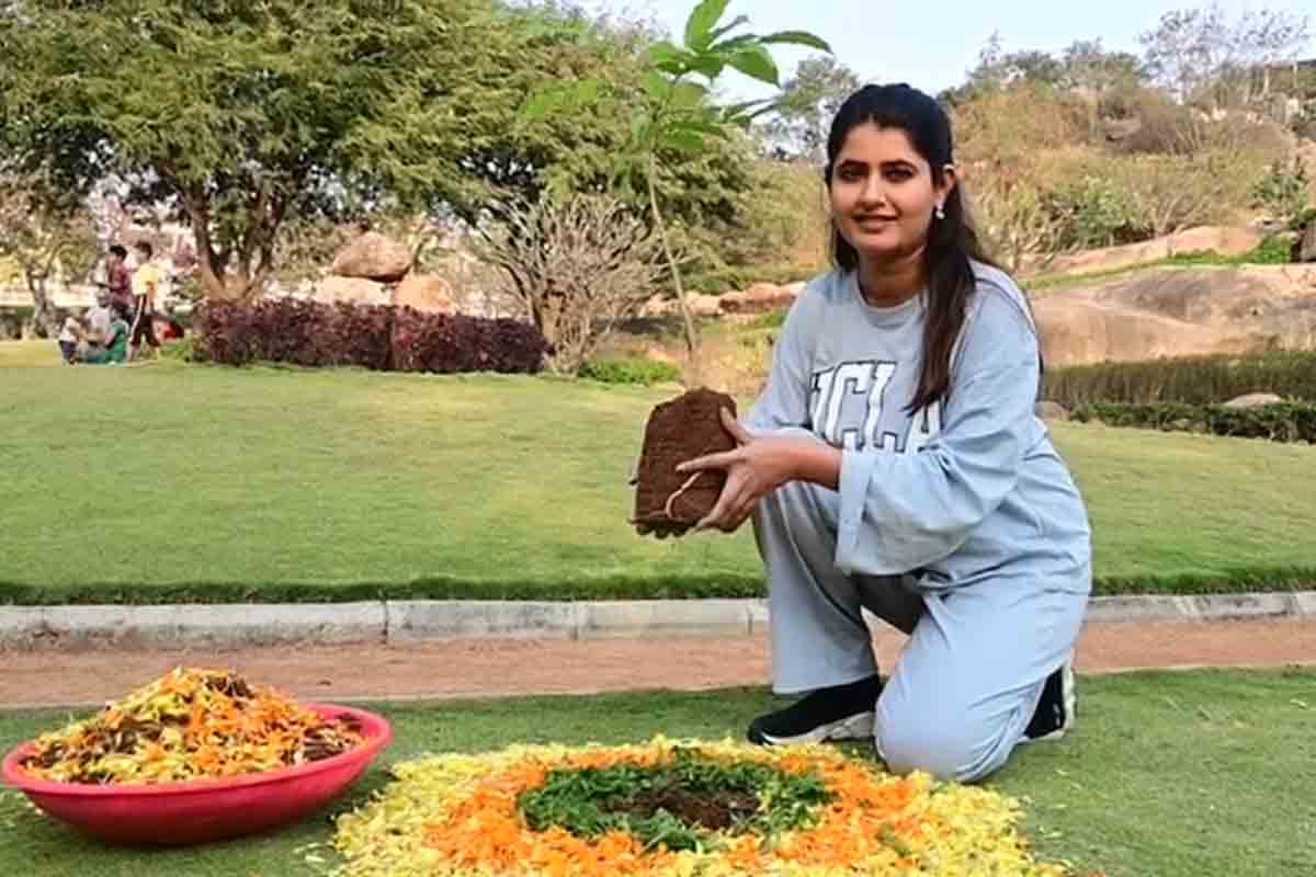 గ్రీన్‌ ఇండియా చాలెంజ్‌లో నటి ఆషిమ నర్వాల్‌