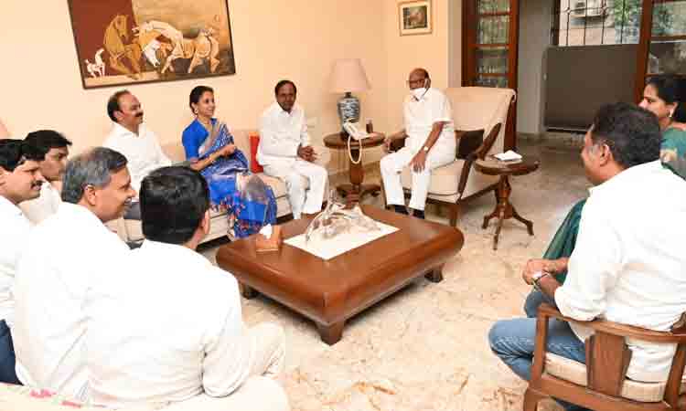 ఎన్సీపీ అధినేత శ‌ర‌ద్ ప‌వార్‌తో సీఎం కేసీఆర్ భేటీ