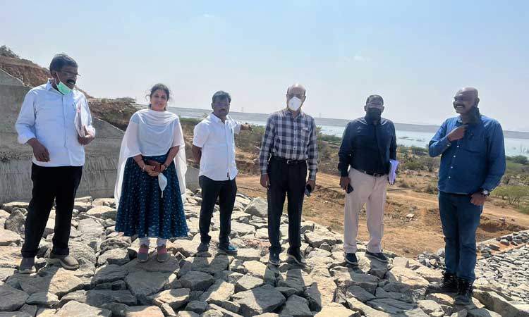 పాలమూరు – రంగారెడ్డి పథకం పనులను పరిశీలించిన కేంద్ర బృందం