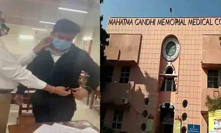 Cheating | ఎంబీబీఎస్ పరీక్షలో హైటెక్ చీటింగ్.. సర్జరీతో చెవిలో బ్లూటూత్ అమర్చుకొని..