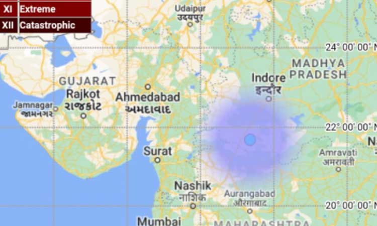 ఇండోర్‌లో స్వల్ప భూకంపం.. 3.5 తీవ్రత