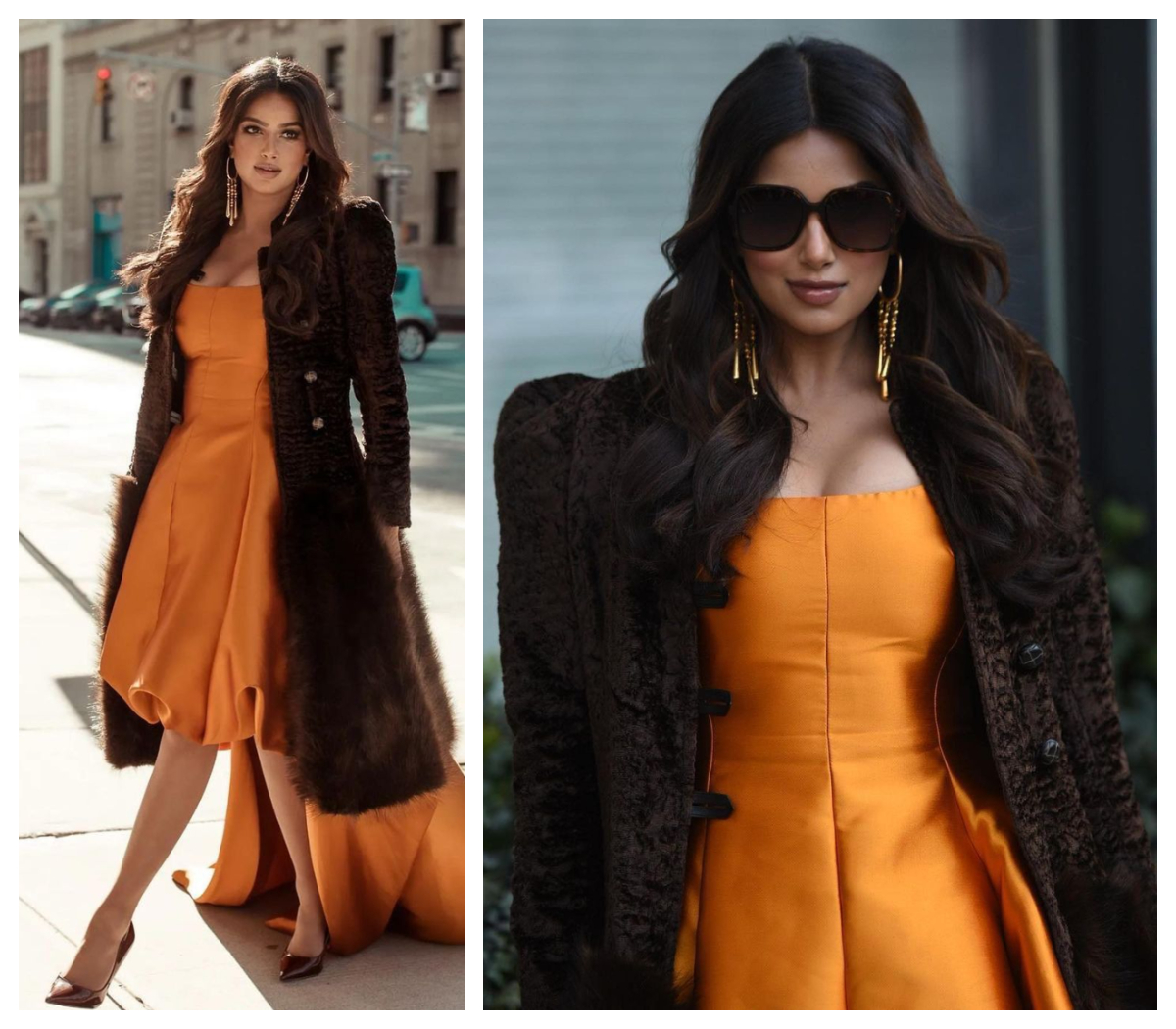 Harnaaz Kaur Sandhu | ఆరెంజ్‌ డ్రెస్‌లో విశ్వసుందరి హర్నాజ్‌ కౌర్‌ సొగసులు..