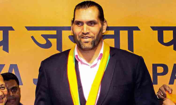 బీజేపీలో చేరిన ది గ్రేట్‌ ఖలీ