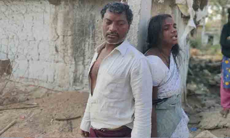 మెద‌క్ జిల్లాలో ఘోరం.. మంత్రాల నెపంతో దంప‌తుల‌ను క‌ట్టేసి కొట్టారు..