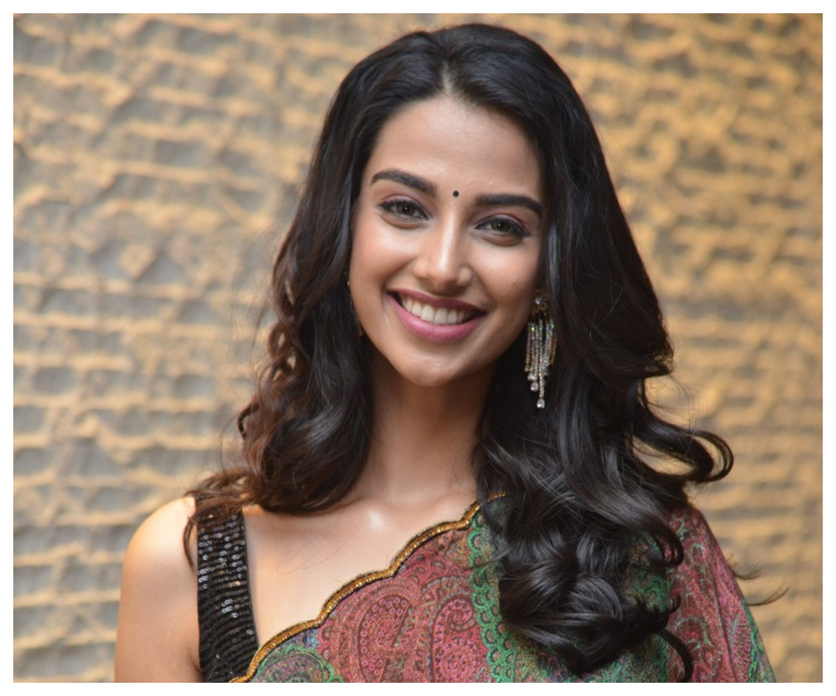 Meenakshi Chaudhary | చీరకట్టులో ఖిలాడి ముద్దుగుమ్మ మీనాక్షి చౌదరి..