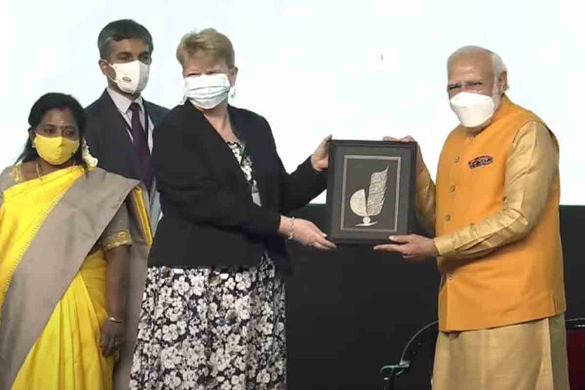 ICRISAT | ఇక్రిశాట్ 50 వ‌సంతాల లోగో, పోస్ట‌ల్ స్టాంప్‌ను ఆవిష్క‌రించిన ప్ర‌ధాని మోదీ