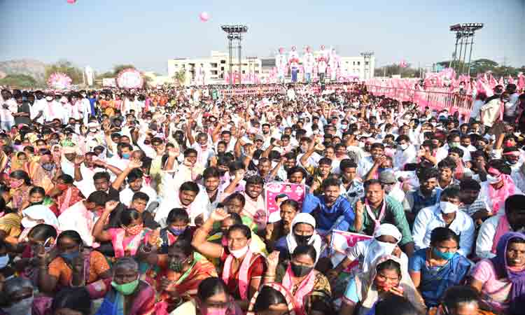 భువనగిరిలో సీఎం కేసీఆర్‌ సభ సూపర్‌ సక్సెస్‌