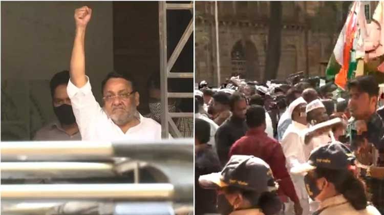 నవాబ్‌ మాలిక్‌ను కోర్టులో హాజరుపరిచిన ఈడీ.. 14రోజుల కస్టడీకి వినతి