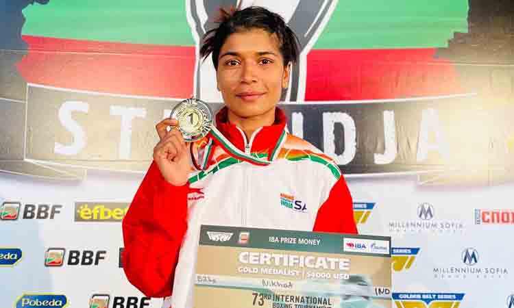 కంగ్రాట్స్ నిఖ‌త్ జ‌రీన్.. మంత్రి కేటీఆర్ ట్వీట్