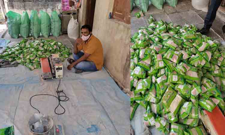 క‌ల్తీ రాగి పిండి కేంద్రంలో పోలీసుల త‌నిఖీలు.. 240 కిలోలు స్వాధీనం