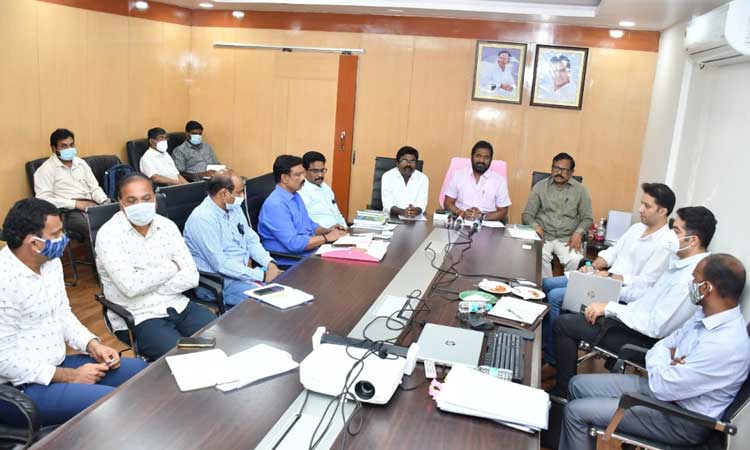 సాంస్కృతికశాఖపై మంత్రి శ్రీనివాస్‌గౌడ్‌ సమీక్ష