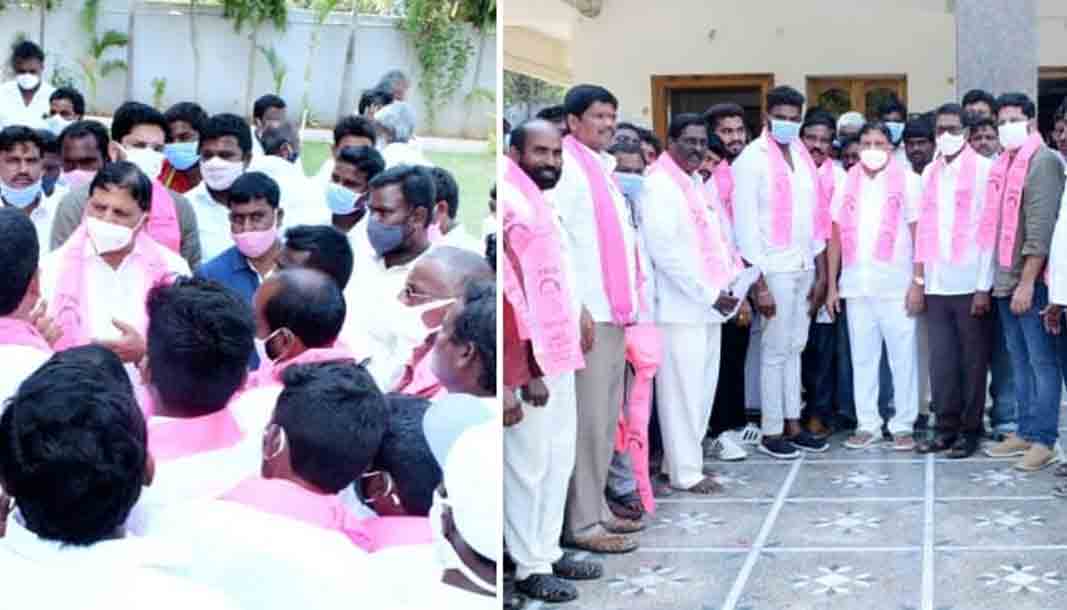 గులాబీ పార్టీలోలో భారీగా చేరికలు.. మిర్యాలగూడ నియోజకవర్గంలో కాంగ్రెస్ పార్టీకి బీటలు