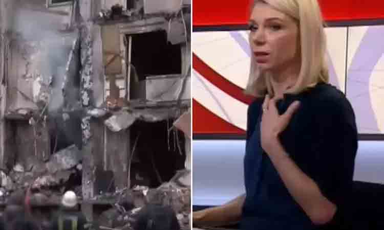 రష్యా బాంబులు వేసిన ప్రాంతాలు చూపిస్తూ.. ‘‘అది మా ఇల్లే’’ అంటూ కన్నీరు మున్నీరైన జర్నలిస్ట్!