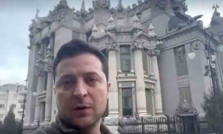 కీవ్‌ నుంచి పారిపోలేదు… ఆయుధాలు వీడేది లేదు: ఉక్రెయిన్‌ అధ్యక్షుడు