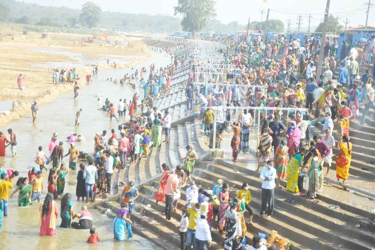 మేడారం కోలాహలం