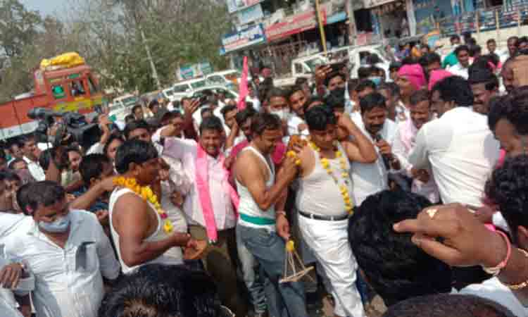 Nizamabad | ఆర్మూర్‌లో మోదీ శవయాత్ర..భారీ నిరసన ర్యాలీ