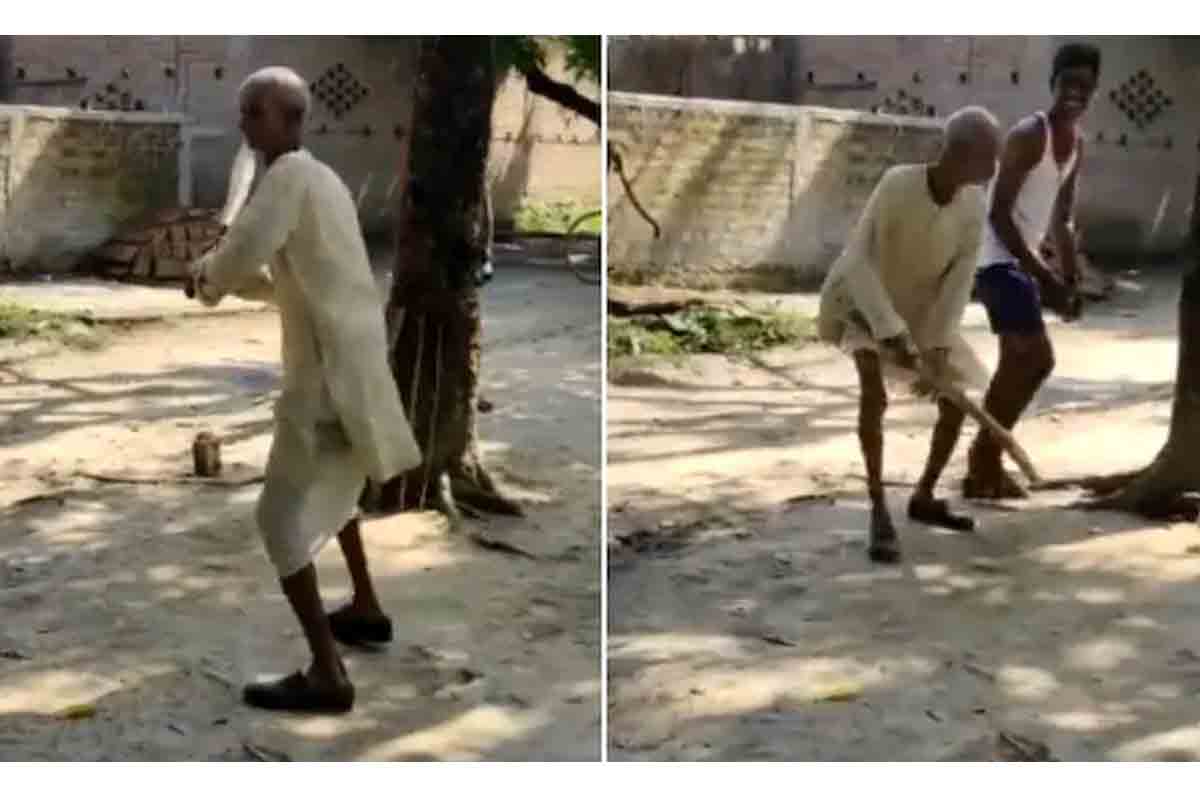 త‌గ్గేదే లే అంటున్న తాత‌.. హుషారుగా క్రికెట్ ఆడుతూ యూత్‌కు ఆద‌ర్శం: వీడియో వైర‌ల్