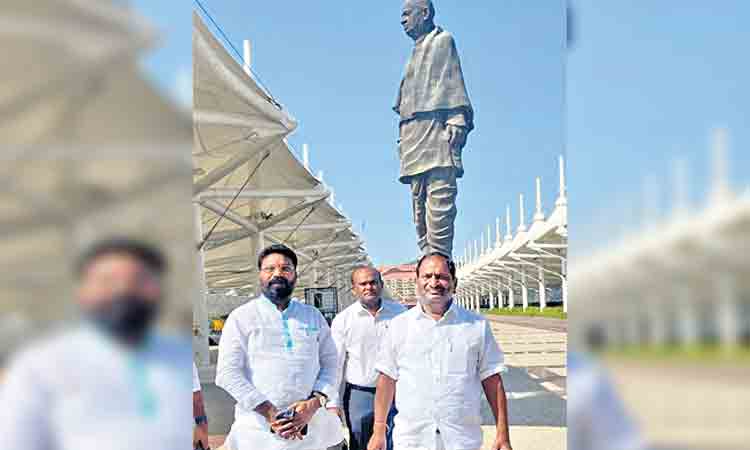 నర్మదా వ్యాలీలో మంత్రి కొప్పుల పర్యటన