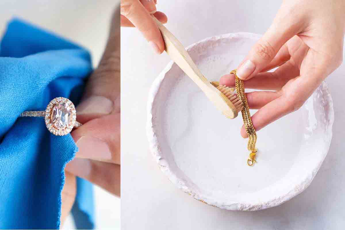 Vinegar and Baking Soda for Jewelry Cleaner