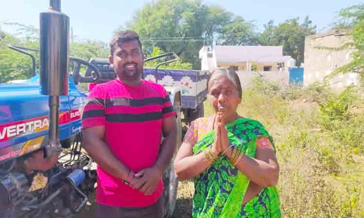 నాడు కూరగాయల విక్రయం నేడు ట్రాక్టర్‌ ఓనర్‌