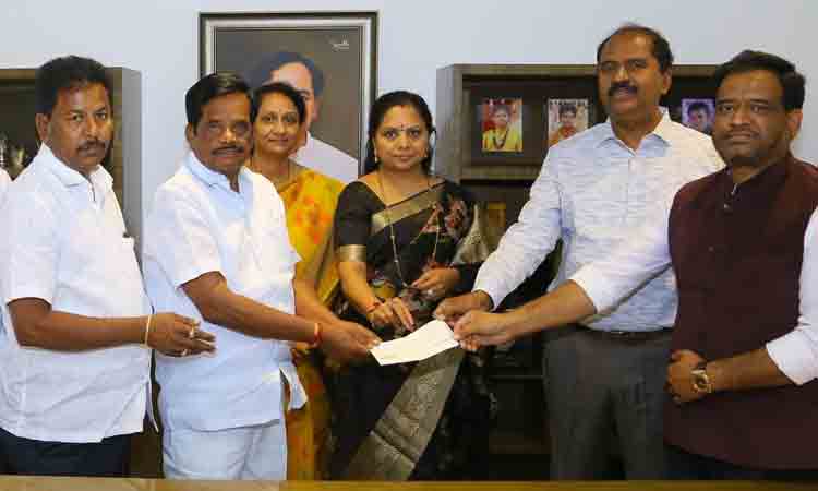 పేదల సంక్షేమానికి  విరాళాలు అందించడం గొప్ప విషయం : ఎమ్మెల్సీ కవిత