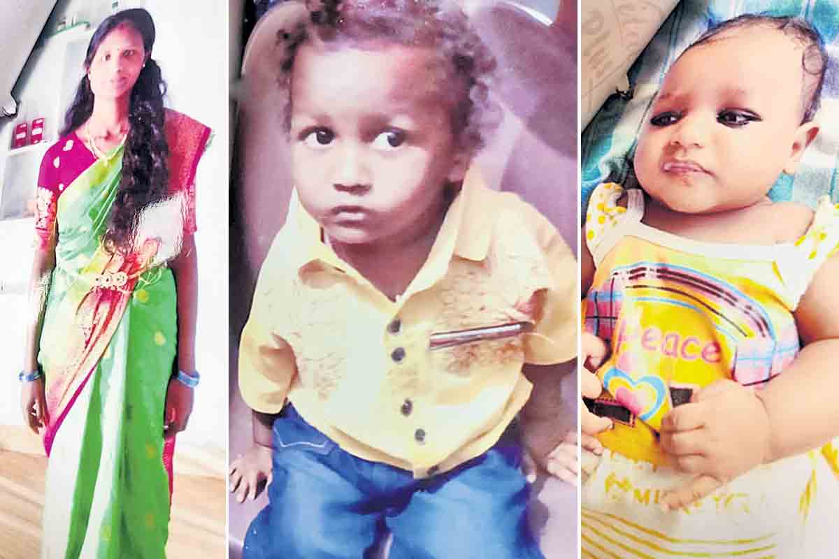 తల్లీ ఇద్దరు పిల్లలు అదృశ్యం