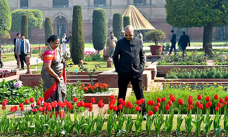 ఈ నెల 12 నుంచి మొగ‌ల్ గార్డెన్ సంద‌ర్శ‌నకు అనుమ‌తి :  రాష్ట్ర‌ప‌తి భ‌వ‌న్‌