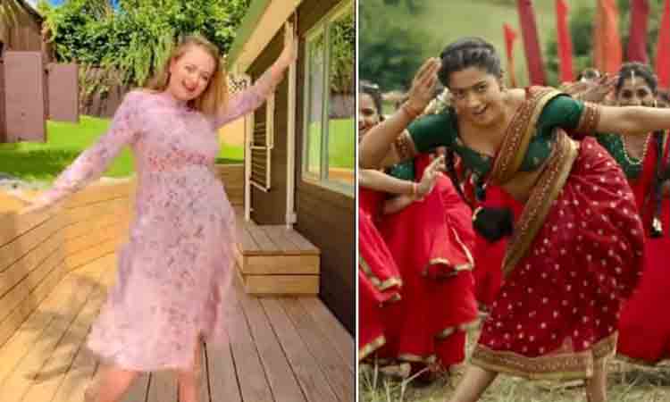 సామీ సామీ పాట‌కు అదిరిపోయే స్టెప్పులేసిన గ‌ర్భిణీ.. వీడియో వైర‌ల్‌