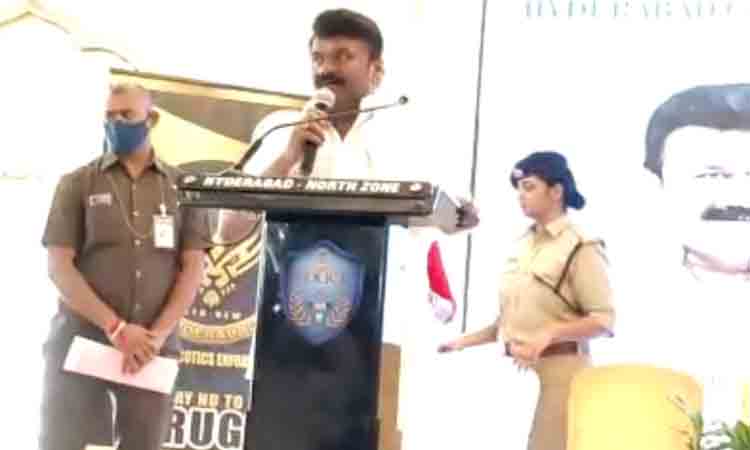 డ్రగ్స్‌ నిర్మూలనే లక్ష్యంగా ప్రభుత్వం కృషి : మంత్రి  తలసాని