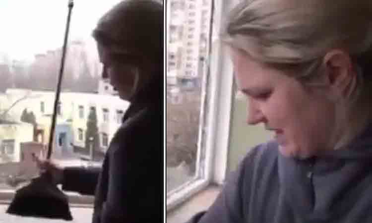 లాంగ్ లివ్ ఉక్రెయిన్.. జాతీయ గీతం పాడుతూ వెక్కి వెక్కి ఏడ్చిన మ‌హిళ‌ : వీడియో వైర‌ల్‌