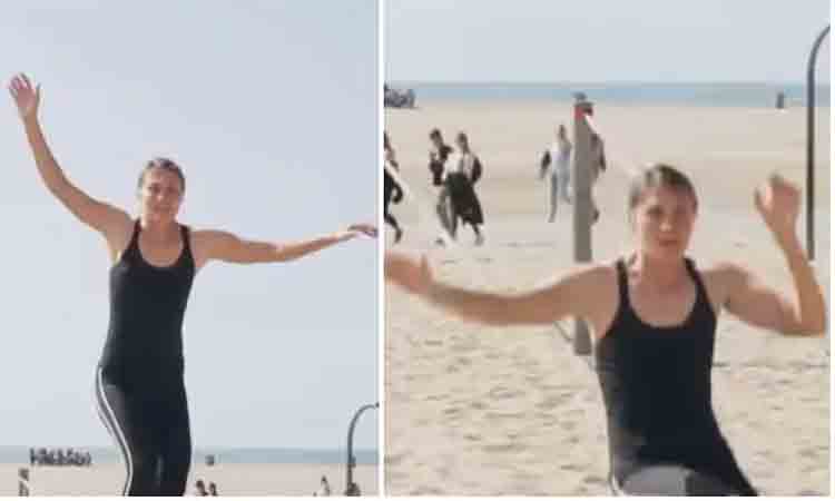 హై హీల్స్‌తో తాడు మీద జంపింగ్.. గిన్నిస్ రికార్డు సృష్టించిన మ‌హిళ : వైర‌ల్ వీడియో