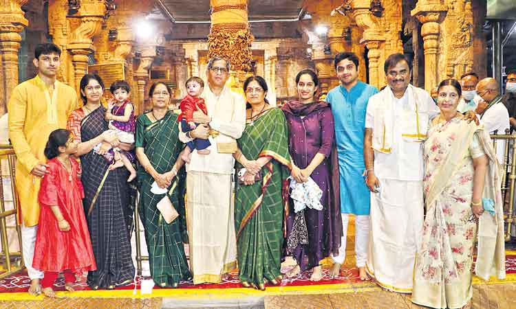 తిరుచానూరులో సీజేఐ జస్టిస్‌ ఎన్వీ రమణ