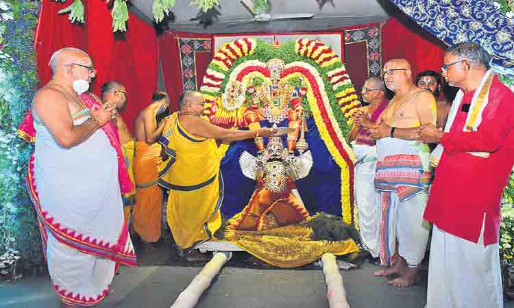 బంగారు రథంపై బ్రహ్మాండనాయకుడు