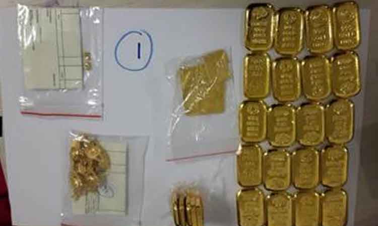 చెక్‌పోస్టు వద్ద రూ. 5 కోట్ల బంగారం, నగదు స్వాధీనం..