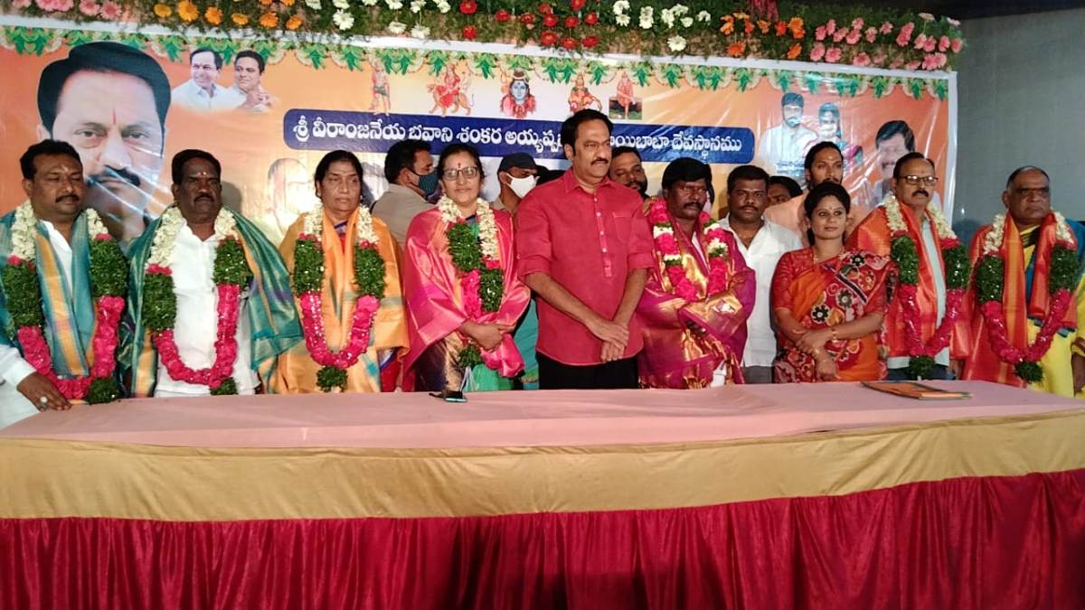 Temple committee | పవిత్ర దేవాలయంలో సేవాభావంతో పనిచేయాలి : జూబ్లీహిల్స్​‍ ఎమ్మెల్యే మాగంటి గోపీనాథ్‌