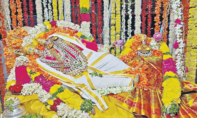 వైభవంగా లక్ష్మీనరసింహుడి డోలోత్సవం..