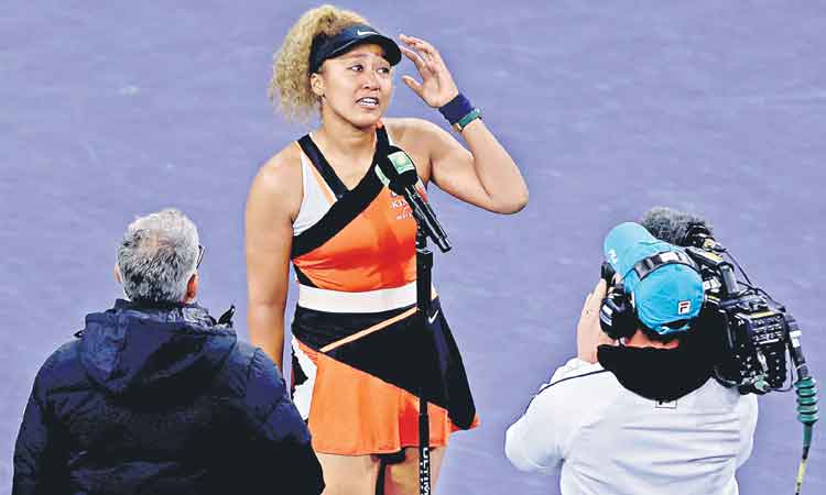 ఒసాకకు చేదు అనుభవం