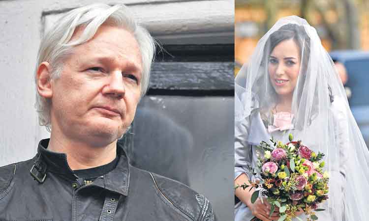 జైల్లోనే అసాంజే పెండ్లి