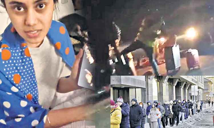 భారత విద్యార్థులపై ఉక్రెయిన్‌ సైనికుల దాడులు