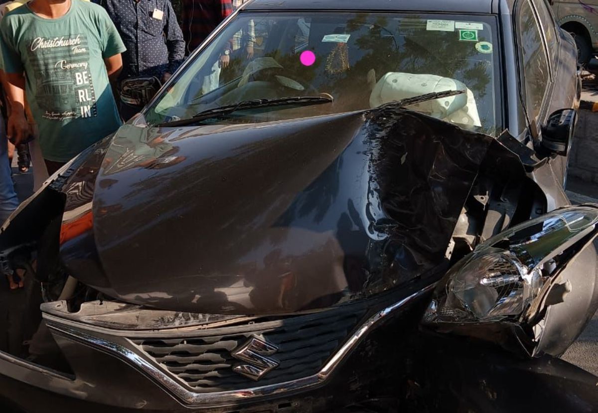 Car accident | కారు ఢీకొట్టడంతో మహిళకు గాయాలు