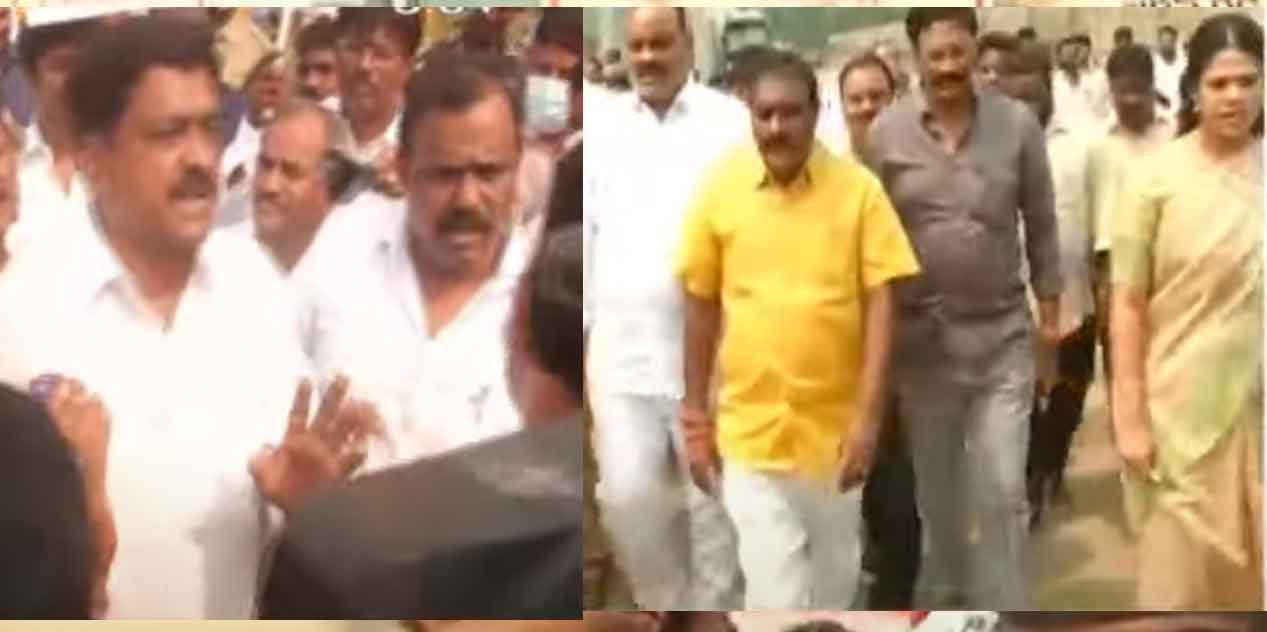 విజయవాడలో ఉద్రిక్తత.. టీడీపీ ఎమ్మెల్యేల అరెస్టు