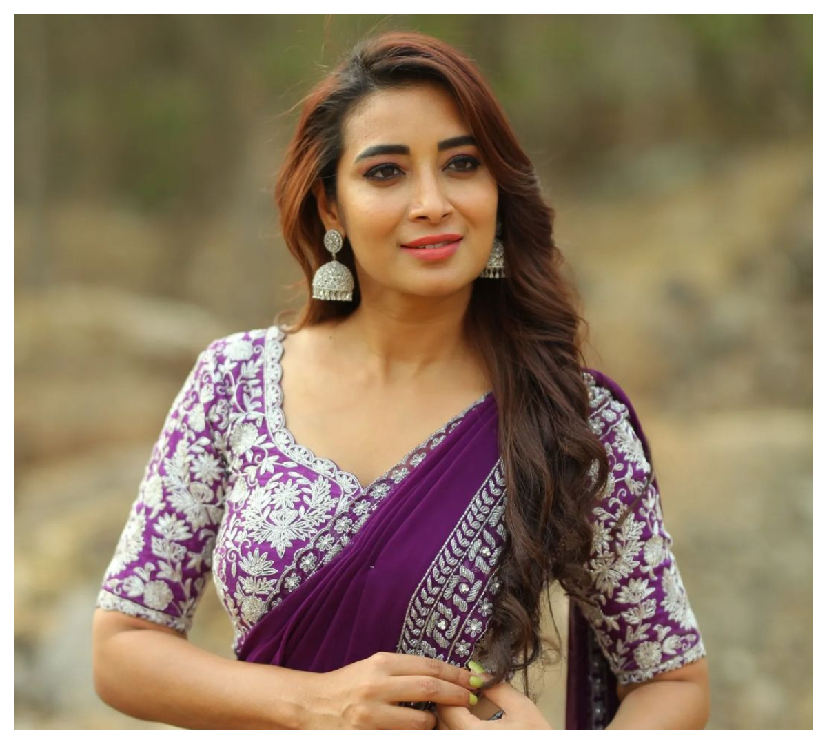 Bhanu Shree | పర్పుల్ కలర్ శారీలో చూడముచ్చటగా బిగ్‌బాస్‌ బ్యూటీ భానుశ్రీ..