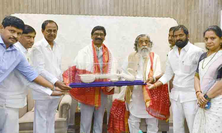 ముఖ్య‌మంత్రి కేసీఆర్ జార్ఖండ్ ప‌ర్య‌ట‌న విజ‌య‌వంతం