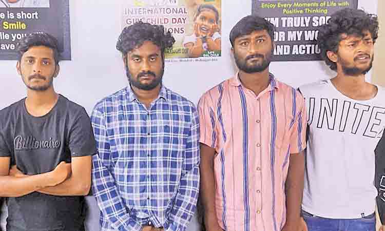 మత్తుకు బానిసలై.. అమ్మేందుకు యత్నించి..