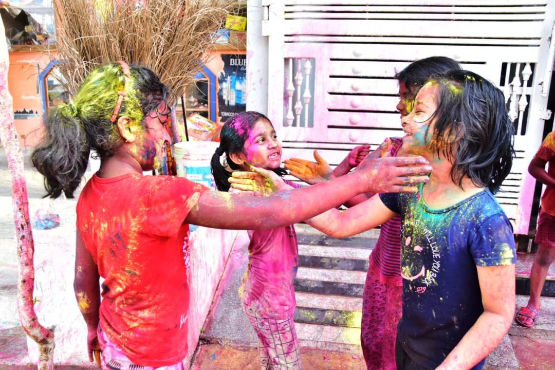 Holi Celebrations in Vanaparthi