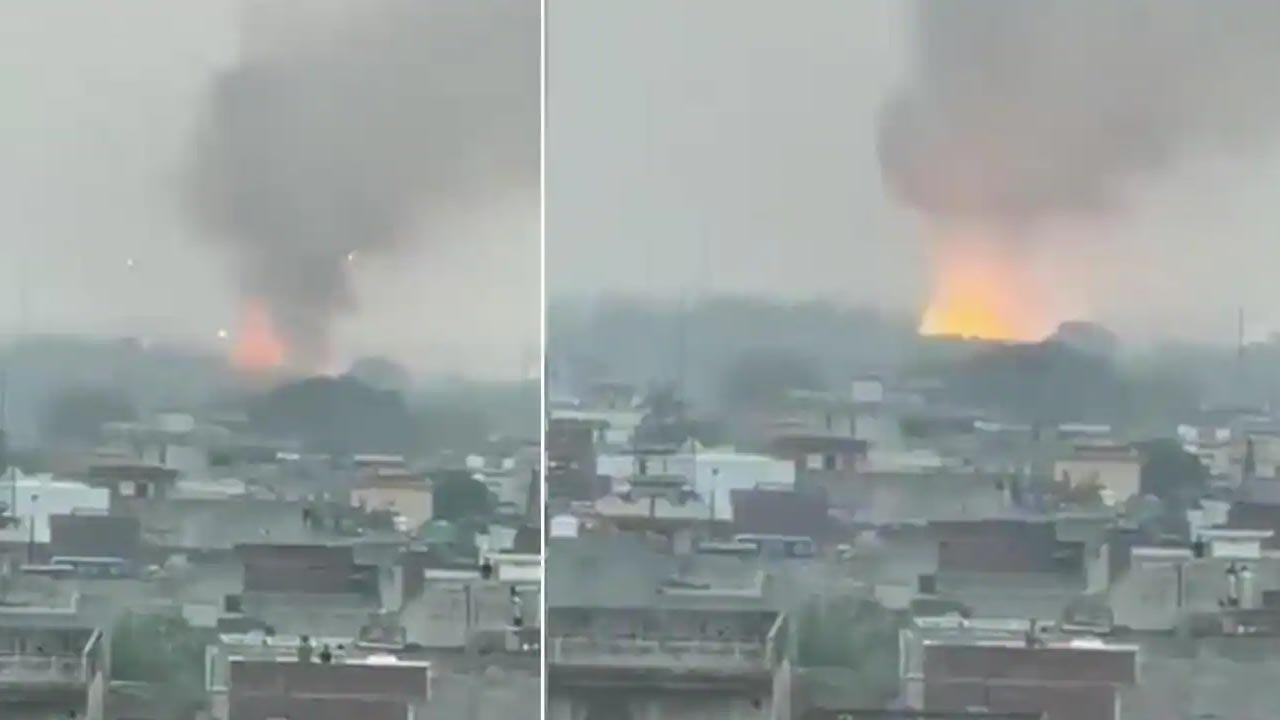 పాక్‌ మిలట్రీ బేస్‌లో పేలుడు