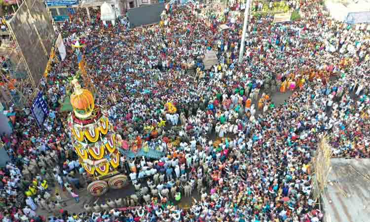 Srisailam | శ్రీశైలంలో కన్నుల పండువగా రథోత్సవం.. తెప్పోత్సవం