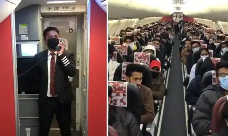 ఇళ్ల‌కు చేరే స‌మ‌యం వ‌చ్చేసింది..  ఉక్రెయిన్ నుంచి వ‌స్తున్న విద్యార్థుల‌కు ధైర్యం చెప్పిన పైల‌ట్‌..