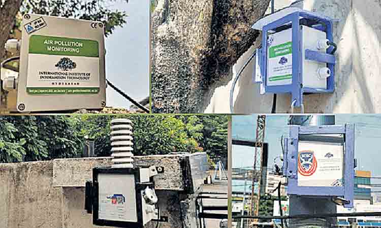 గాలి నాణ్యతను పరీక్షించే వినూత్న యంత్రం